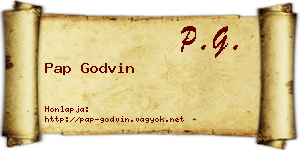 Pap Godvin névjegykártya